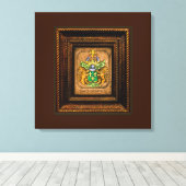 Toile Dutch van Westervelt Famille Armoiries encadrées (Insitu (Plancher de Bois))