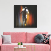 Toile Dynamic Motion Blur Abstract Figure Art (Insitu(Salon))