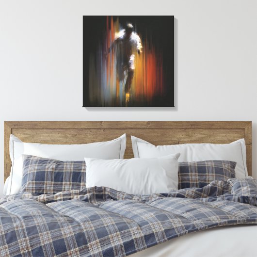 Toile Dynamic Motion Blur Abstract Figure Art (Insitu(Chambre))