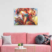 Toile Dynamisme D'Un Joueur De Football Par Umberto Bocc (Insitu(Salon))