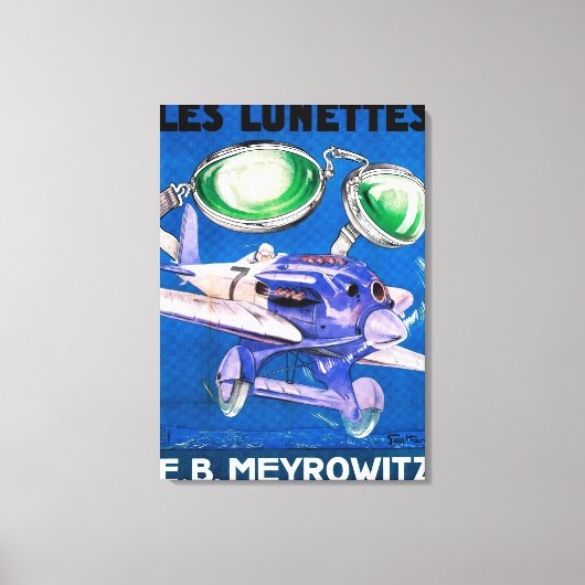 Toile E.B. Meyrowitz Flying Goggles Publicité (Recto)