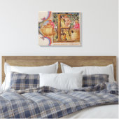 Toile 'E' initial historique représentant la cueillette (Insitu(Chambre))