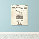 Toile E Remington et les fils (Insitu (Plancher de Bois))