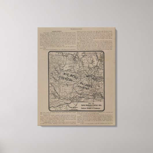 Toile E Washington, N. Idaho (Recto)