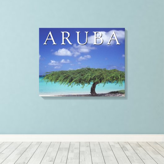 Toile Eagle Beach | Caraïbes, Aruba (Insitu (Plancher de Bois))