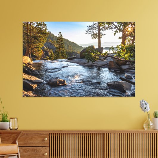 Toile Eagle Falls Lake Tahoe Professional Canvas Art (Insitu(Salon))