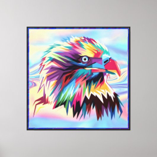 Toile Eagle Head Prismatic Design-80590 (Recto)