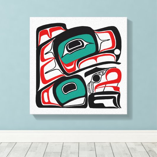 Toile Eagle - Pacifique Côte du Nord-Ouest Conception du (Insitu (Plancher de Bois))