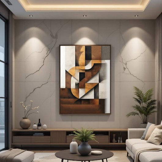 Toile Earth Tones and Collage