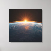 Toile Earth View From Space | Blue Planet Astronaut (Recto)