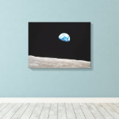 Toile Earthrise William Anders (Insitu (Plancher de Bois))