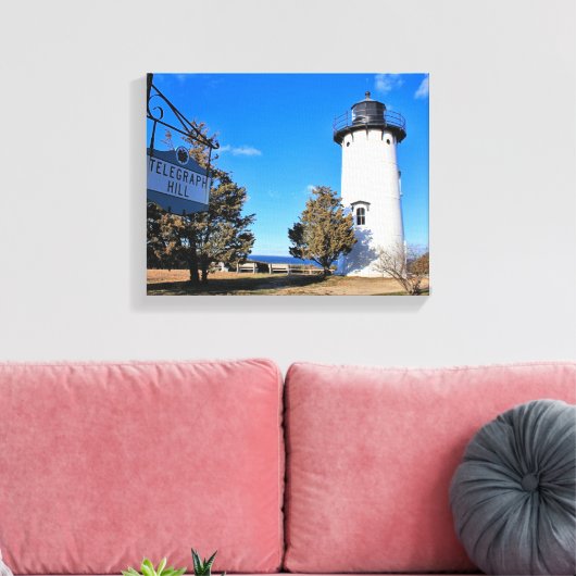 Toile East Chop Lighthouse, Massachusetts Canvas Imprime (Insitu(Salon))