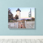 Toile East Chop Lighthouse, Massachusetts Canvas Imprime (Insitu (Plancher de Bois))