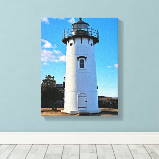 Toile East Chop Lighthouse, Massachusetts Canvas Imprime (Insitu (Plancher de Bois))