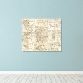 Toile East Coast, États-Unis (Insitu (Plancher de Bois))