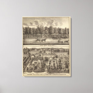 Toile East Park, Racine et Oakland Farm