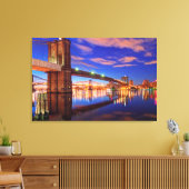 Toile East River, Brooklyn Bridge, Manhattan (Insitu(Salon))