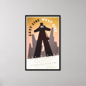 Toile East Side West Side WPA Exposition (Recto)