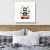 Toile Easter Bunny Meme Bruh  Funny 6 7 Easter Eggs Desi (Insitu(Chambre))