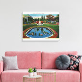 Toile Eastman House Gardens Lily Pond (Insitu(Salon))
