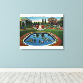 Toile Eastman House Gardens Lily Pond (Insitu (Plancher de Bois))