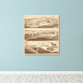 Toile Eau blanche, ranch Saucelito (Insitu (Plancher de Bois))