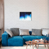 Toile Eau bleue Abstraite