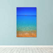 Toile Eau bleue, îles Exuma, Bahamas. (Insitu (Plancher de Bois))