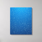 Toile Eau Bleue Profonde Et Petites Bulles (Recto)