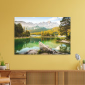 Toile Eau | Dachstein Mountains Lake Allemagne (Insitu(Salon))