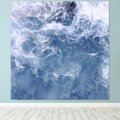 Toile Eau de la mer d'Indigo Ocean (Insitu (Plancher de Bois))