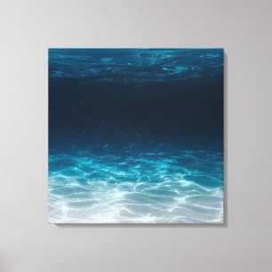 Toile Eau de mer sous la mer
