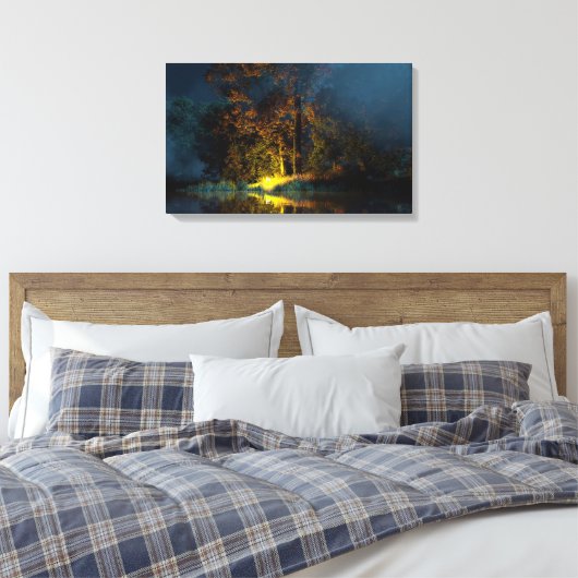 Toile Eau douce (Automne/Nuit) (Insitu(Chambre))