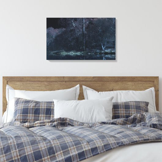 Toile Eau douce (hiver/nuit) (Insitu(Chambre))