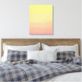 Toile eau fraîche du coucher de soleil corail orange (Insitu(Chambre))