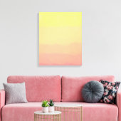 Toile eau fraîche du coucher de soleil corail orange (Insitu(Salon))