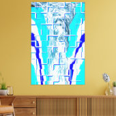 Toile Eau froide art abstrait (Insitu(Salon))