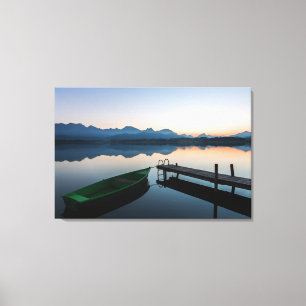 Toile Eau Lac Hopfen Alpes bavaroises Allemagne