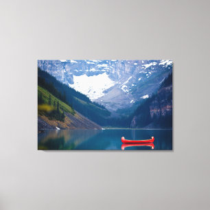 Toile Eau Lake Louise Montagnes Rocheuses canadiennes