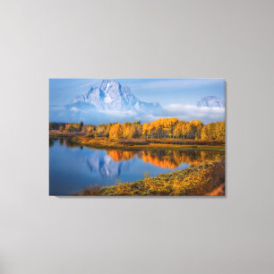 Toile Eau   Oxbow Bend Jackson Wyoming