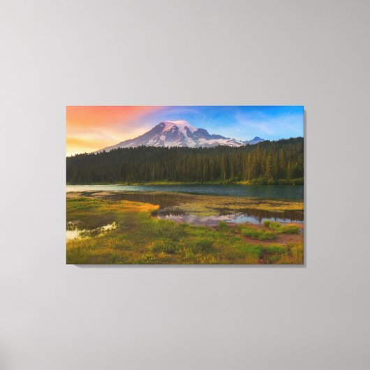 Toile Eau | Parc national du Mont Rainier, Washington (Recto)