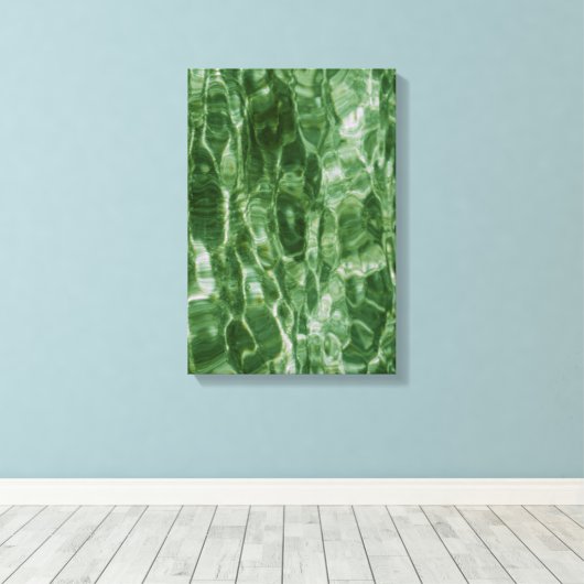 Toile Eau verte (Insitu (Plancher de Bois))