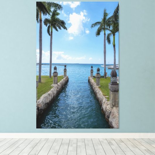 Toile Eaux Aruba (Insitu (Plancher de Bois))