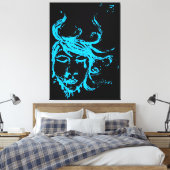 Toile eaux bleues (Insitu(Chambre))