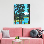 Toile Eaux centrales de la rivière Metolius, Oregon (Insitu(Salon))