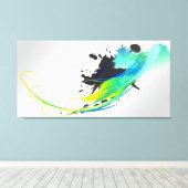 Toile Eaux Cool Abstraites (Insitu (Plancher de Bois))