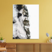 Toile Eaux de fonte le long de la côte ouest du Groenlan (Insitu(Salon))