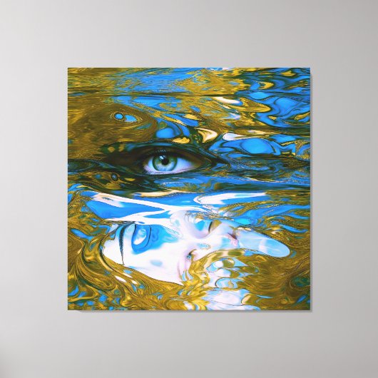 Toile Eaux mystiques (Recto)