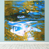 Toile Eaux mystiques (Insitu (Plancher de Bois))