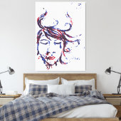 Toile eaux sombres (Insitu(Chambre))